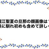堀江聖夏の旦那の顔画像は？子供に馴れ初めも含めて詳しく！