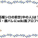 柘榴シロの前世(中の人)は？実写・顔バレにwiki風プロフも！