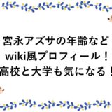 宮永アズサの年齢などwiki風プロフィール！高校と大学も気になる！